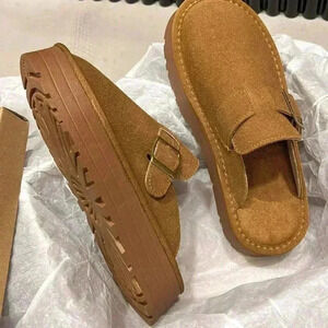Camel Casual Women's Thick Sole Suede Leather Shoes